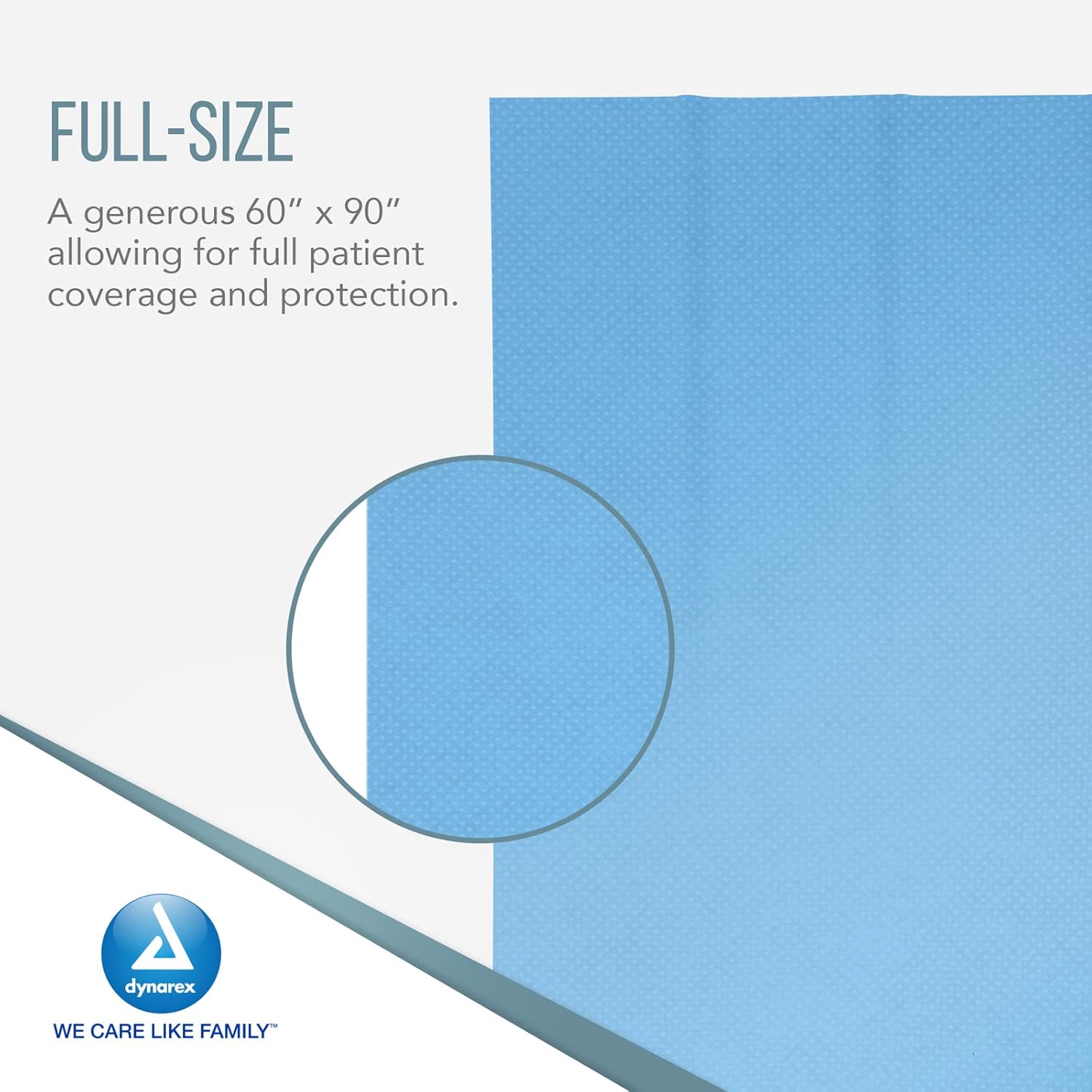 Dynarex 3520 Blue First Aid 60x90inch Burn Sheet - Sterile, Pack of 12 Sheet