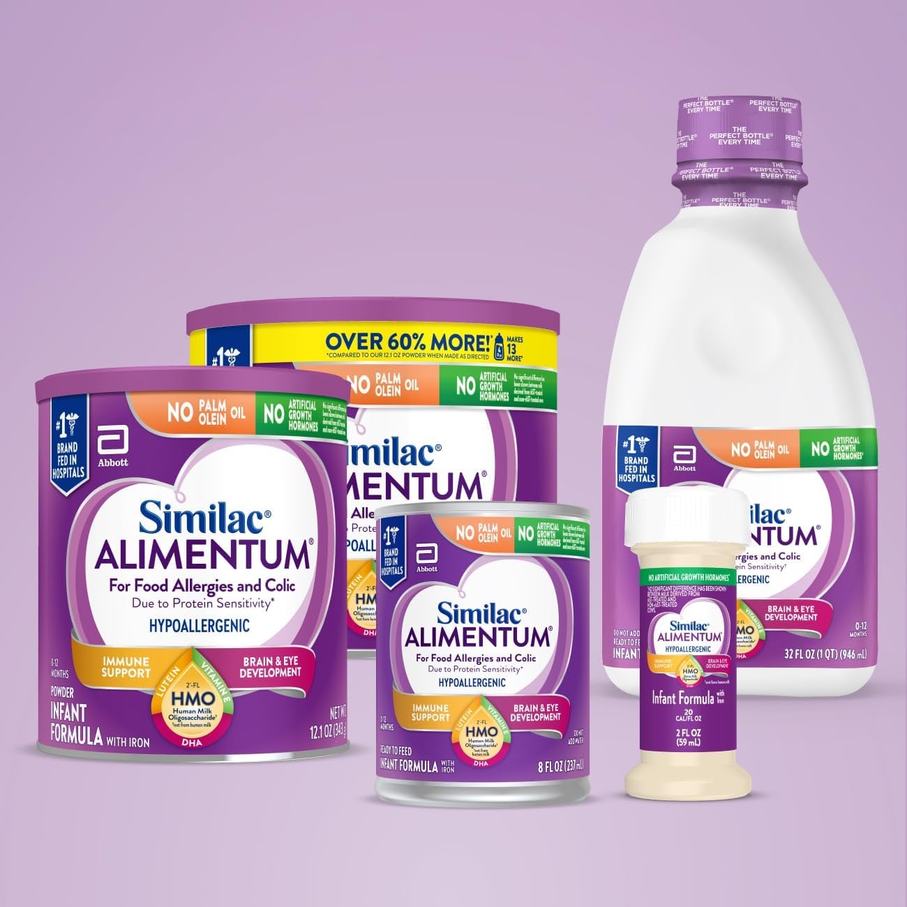 Infant Formula Similac Alimentum Unflavored 32 oz. Bottle Liquid Food Allergies,Packaging Type- Each