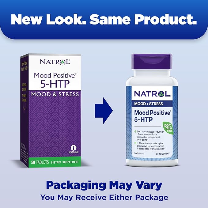 Natrol Mood Positive 5-htp - 50 Tablets