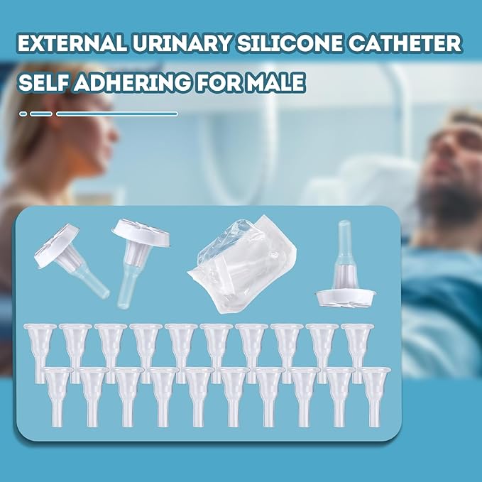Male External Catheter InView Self-Adhesive Silicone Medium, Packaging Type- Box