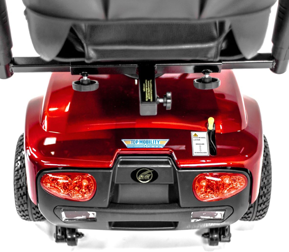 Companiontm 3-wheel Electric Scooter Vermillion Red Midsize