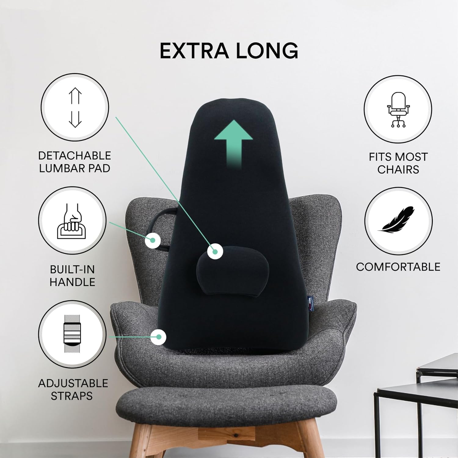 Highback Backrest Support Obusforme  Black  (boxed)