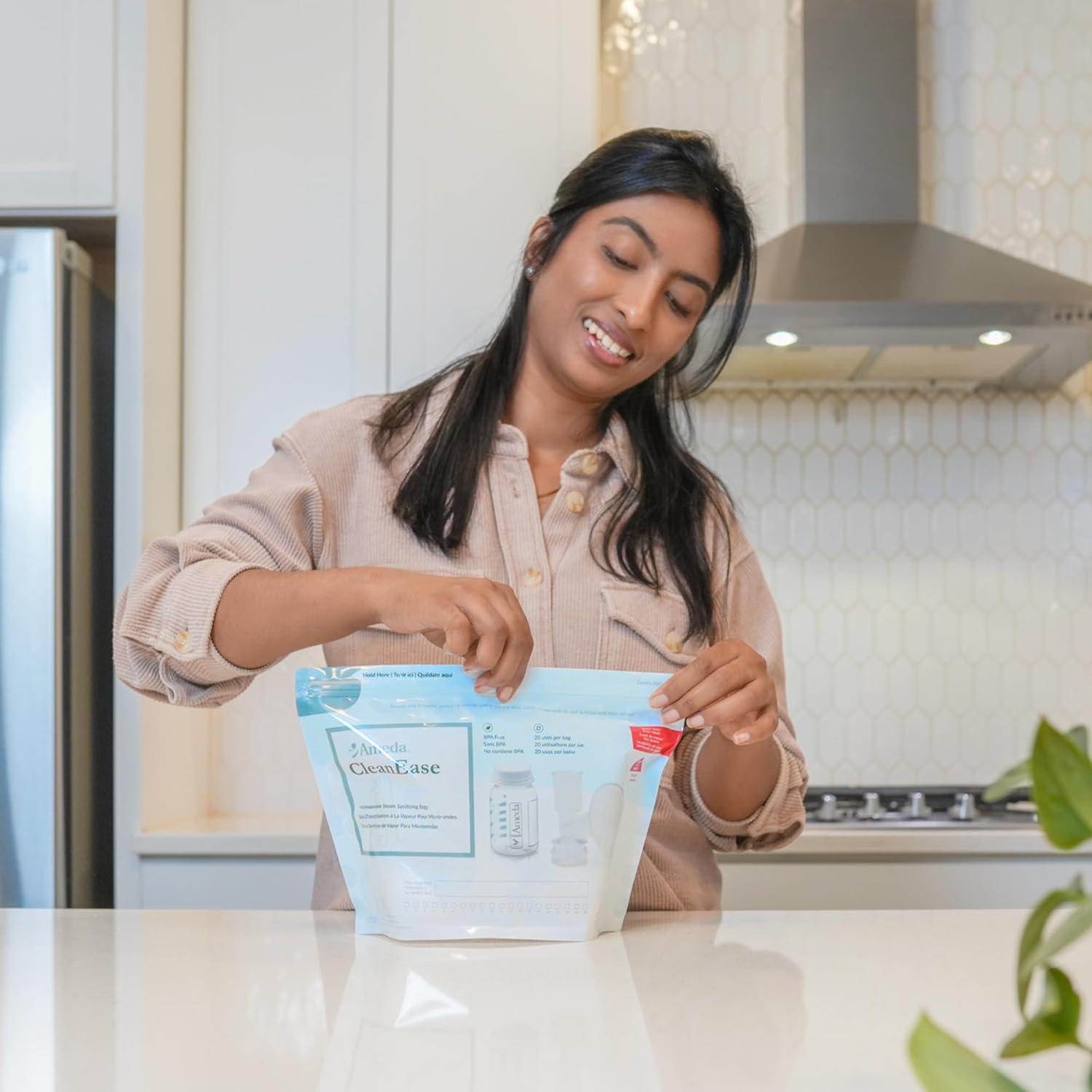 Microwaveable Steam Sanitizing Bags Ameda Clean Ease For Breast Pump Parts