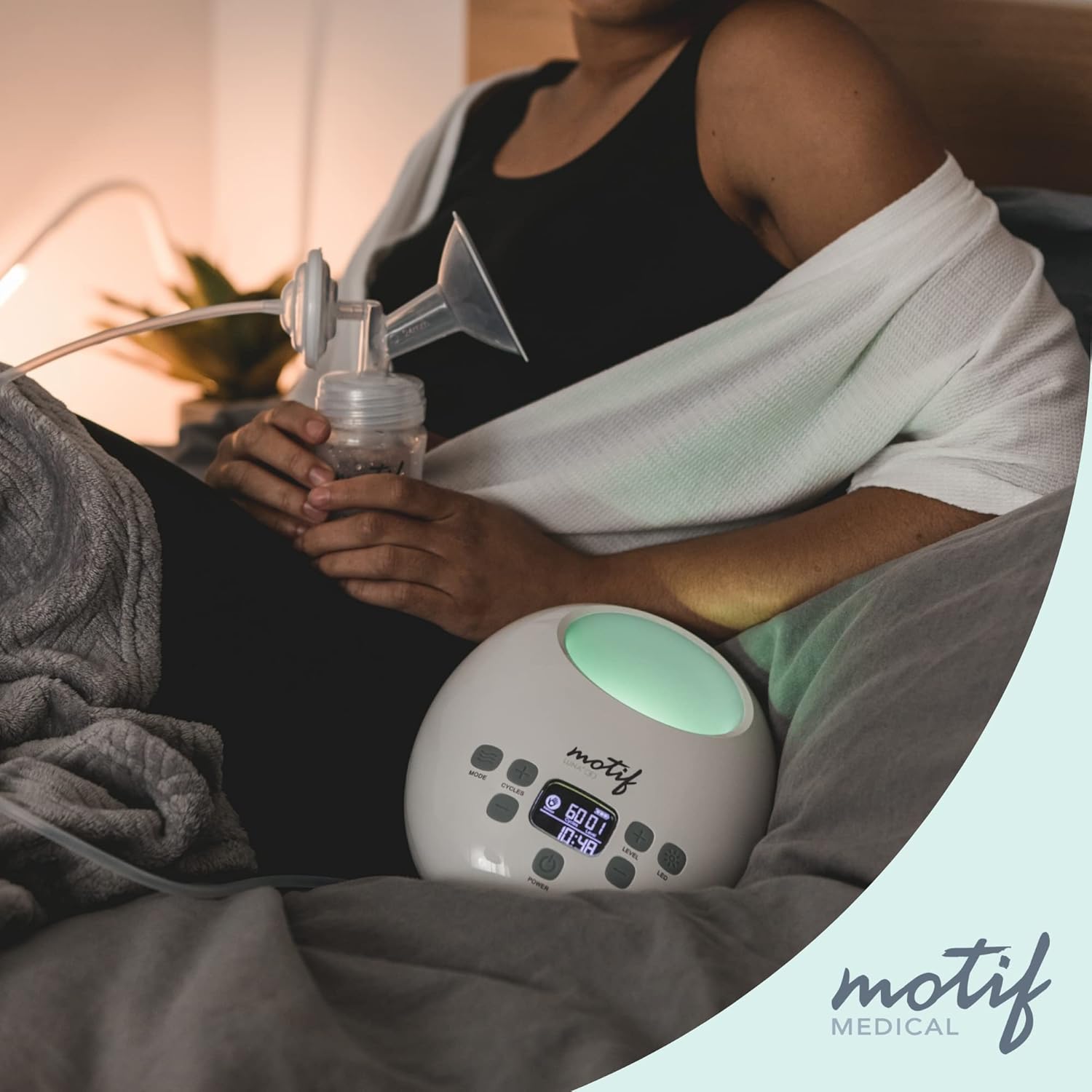 double electric breast pump kit luna