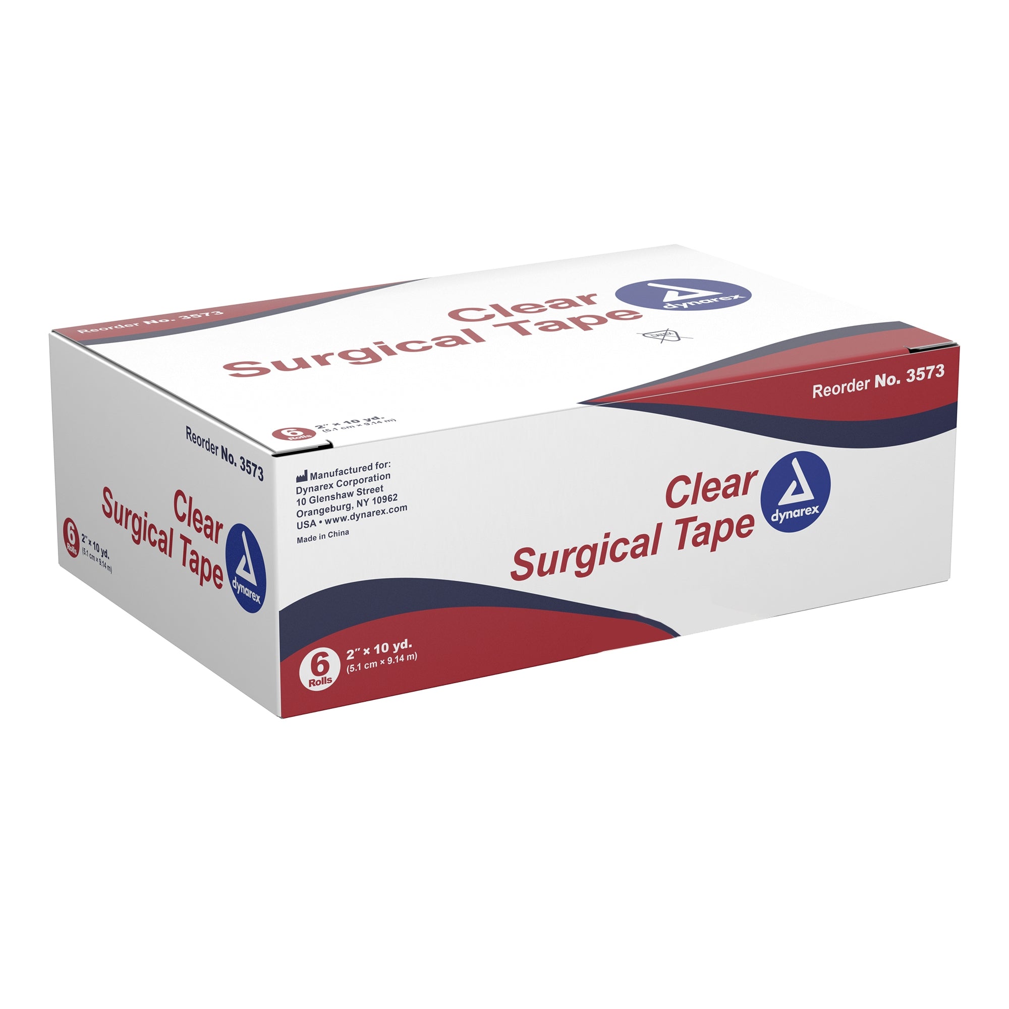 Medical Tape Dynarex Transparent 2 Inch X 10 Yard Adhesive NonSterile,Packaging Type- Box