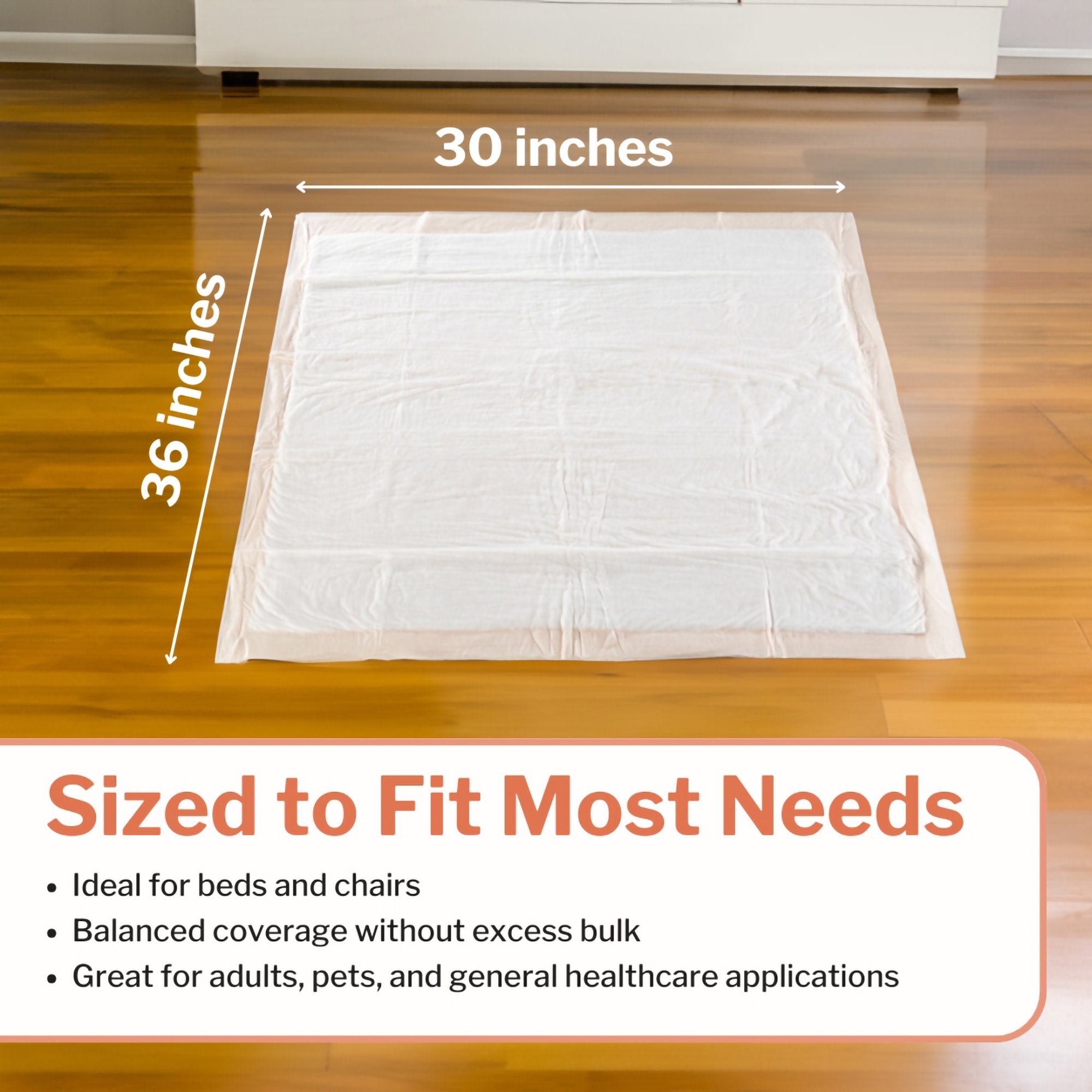 Disposable Underpad McKesson Ultra 30 X 36 Inch Fluff / Polymer Heavy Absorbency, Packaging Type- Case