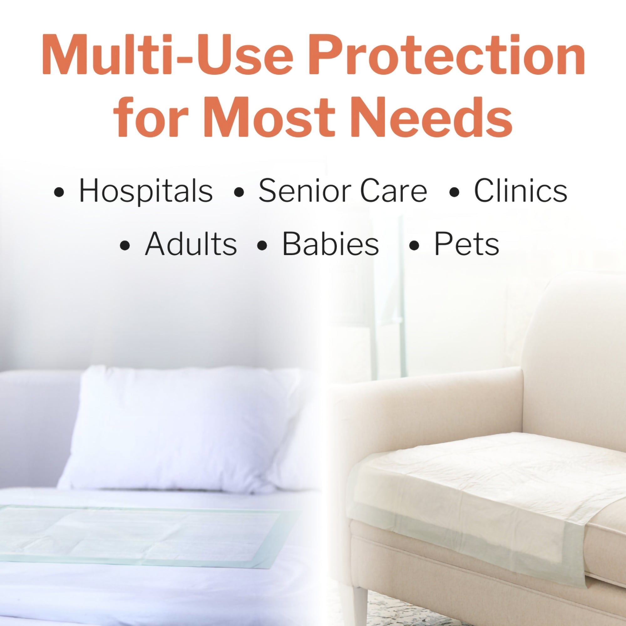 Disposable Underpad McKesson Super 30 X 30 Inch Fluff / Polymer Moderate Absorbency, Packaging Type- Case