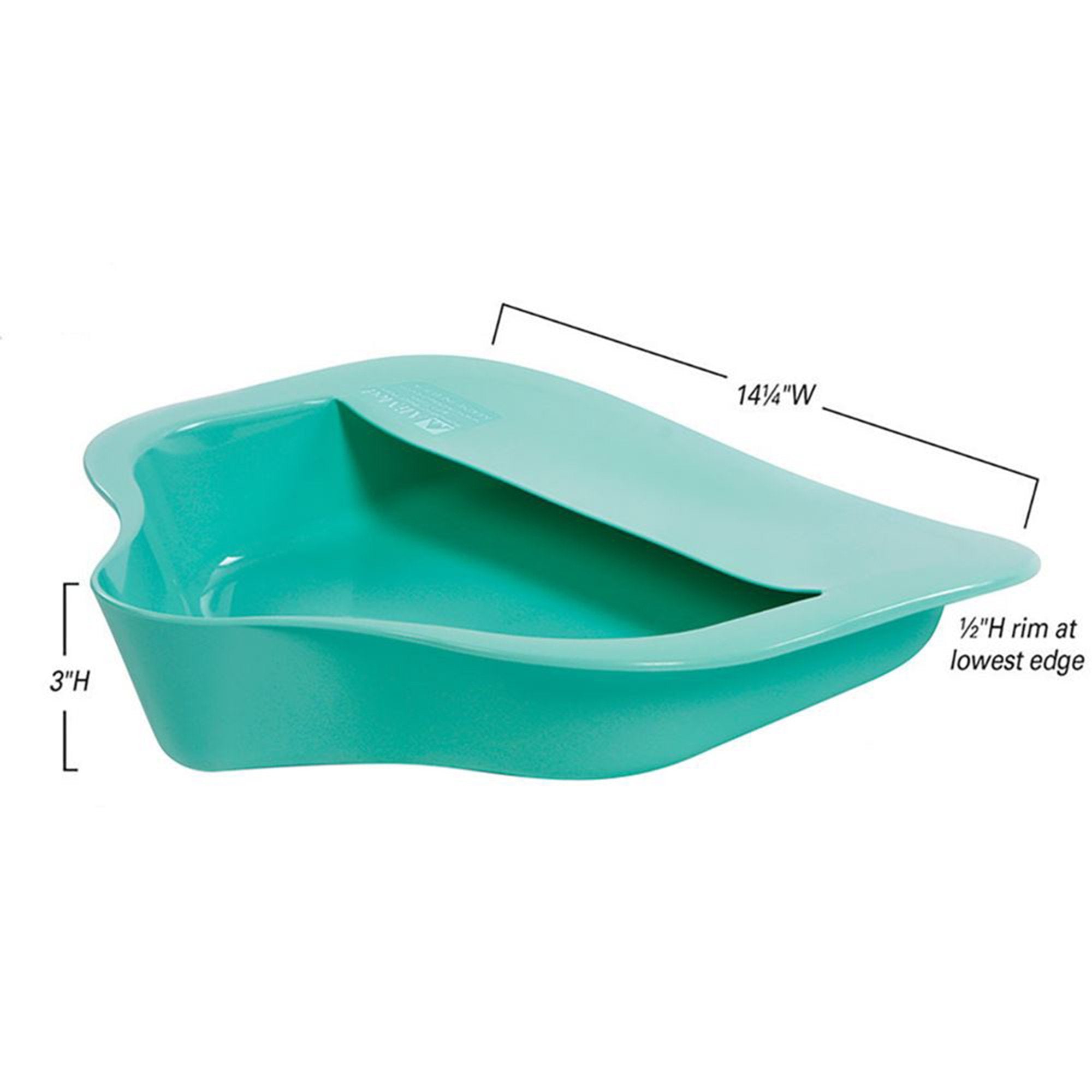Bariatric Bedpan AliMed Green,Packaging Type- Each