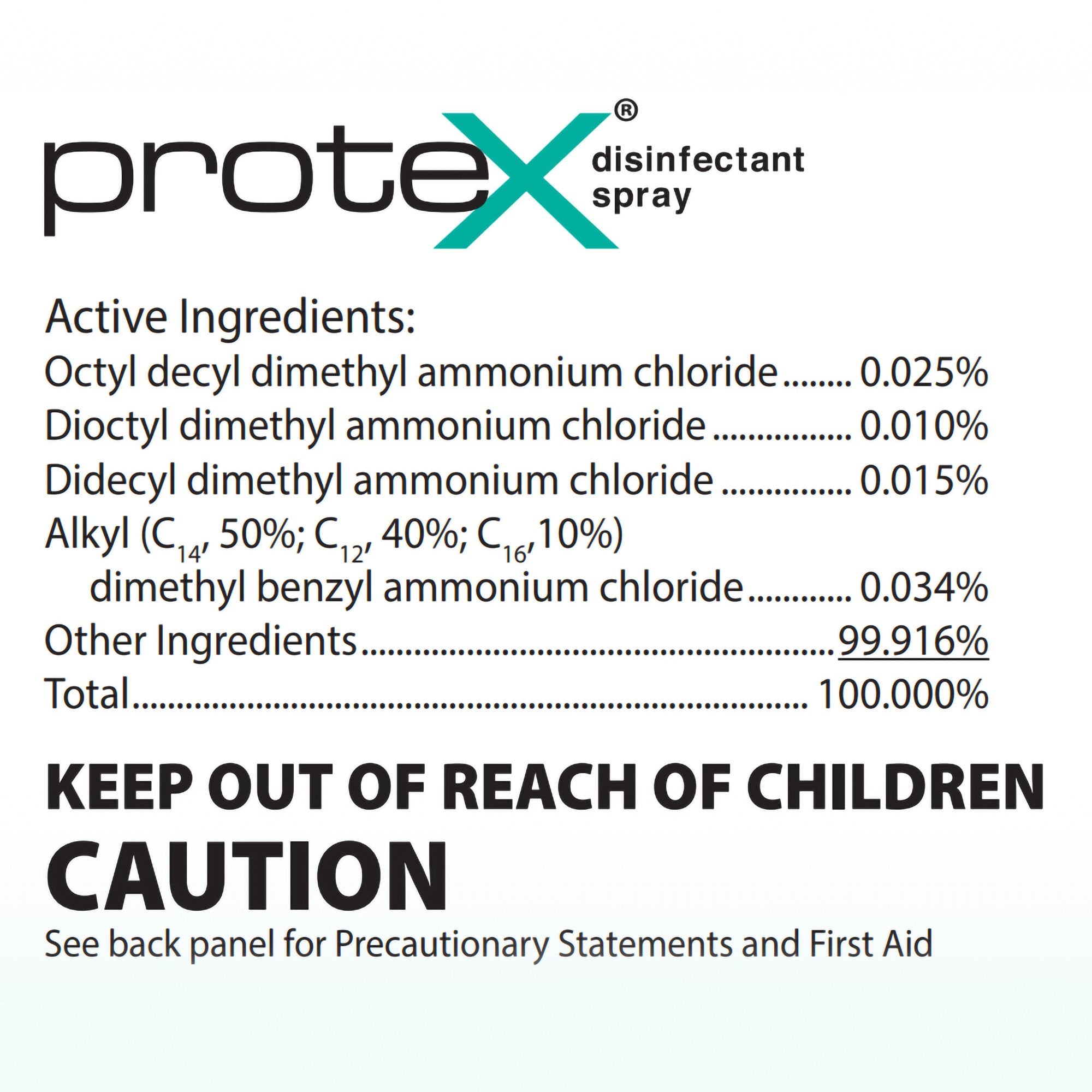 Protex Surface Disinfectant Cleaner Broad Spectrum Trigger Spray Liquid 32 oz. Bottle Lemon Scent NonSterile,Packaging Type- Each