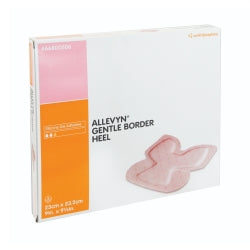 Foam Dressing Allevyn Gentle Border Heel 9 X 9-1/8 Inch With Border Film Backing Silicone Gel Adhesive Heel Sterile