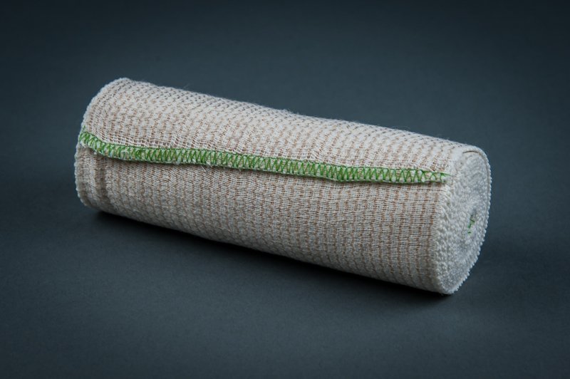 Elastic Bandage Honeycomb / X-Ten 6 Inch X 210 Inch Double Hook and Loop Closure Beige NonSterile Standard Compression