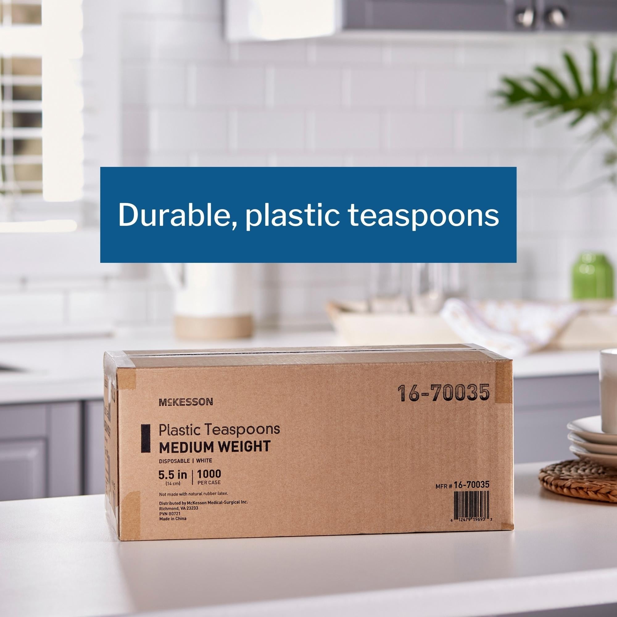 Spoon McKesson General Purpose White Polypropylene, Packaging Type- Case