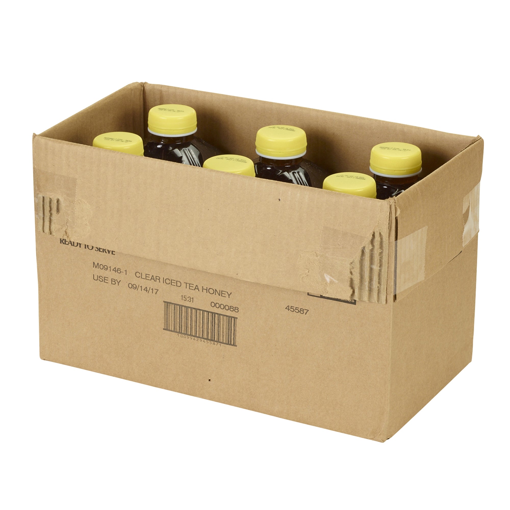 Thickened Beverage Thick & Easy 46 oz. Bottle Iced Tea Flavor Liquid IDDSI Level 3 Moderately Thick/Liquidized, Packaging Type- Case