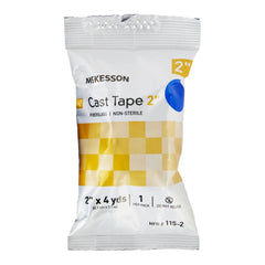 Cast Tape McKesson 2 Inch X 12 Foot Fiberglass Blue