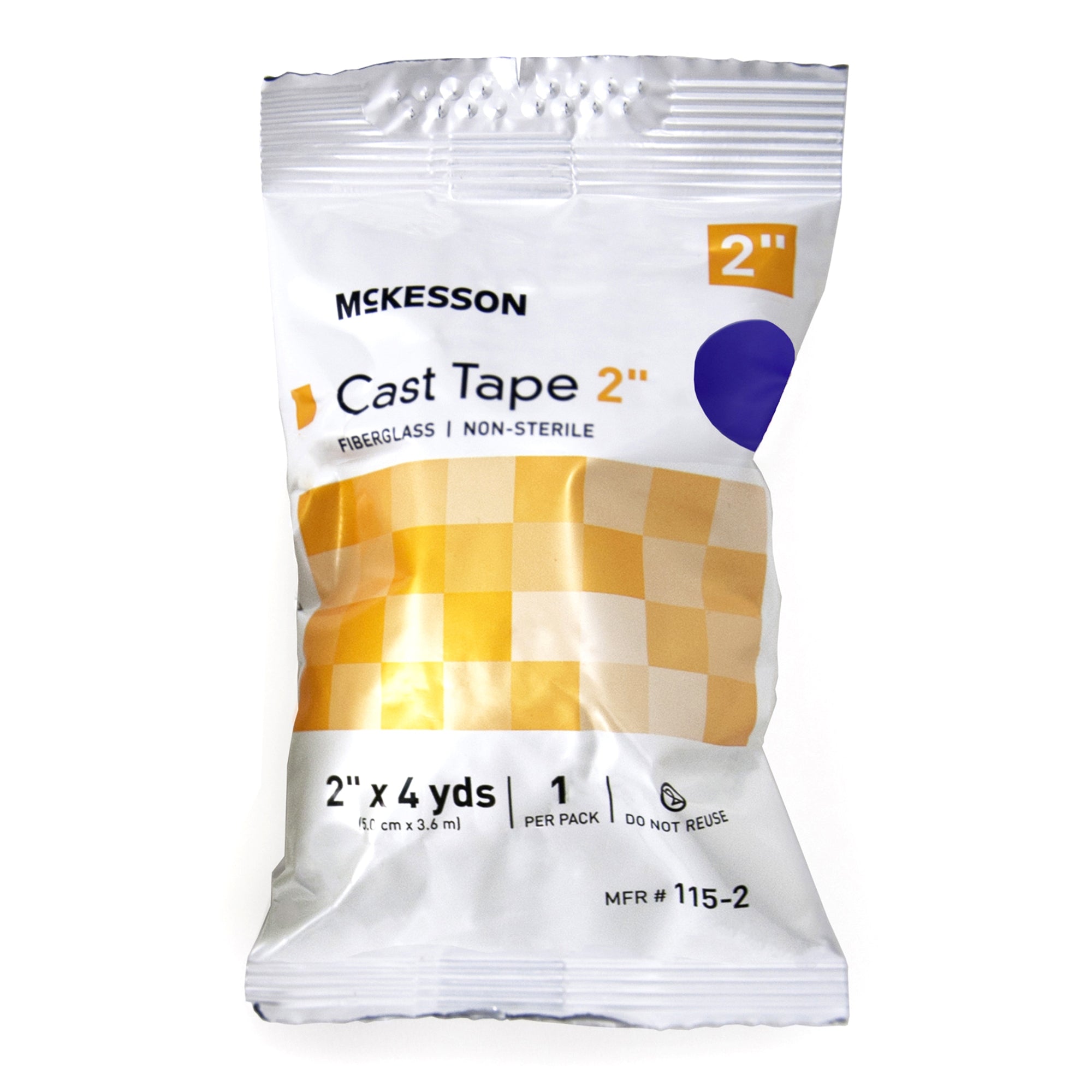 Cast Tape McKesson 2 Inch X 12 Foot Fiberglass Purple, Packaging Type- Box
