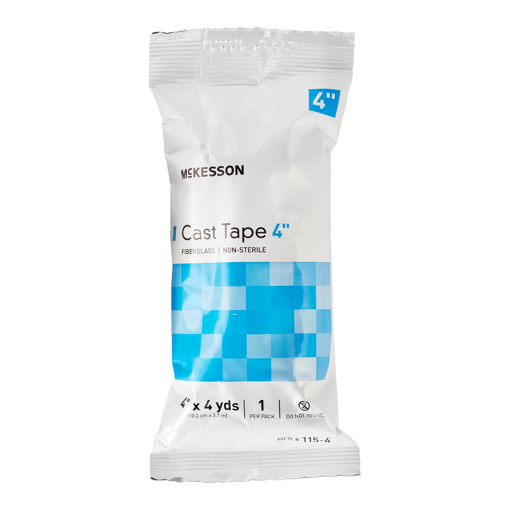 Cast Tape McKesson 4 Inch X 12 Foot Fiberglass White, Packaging Type- Box