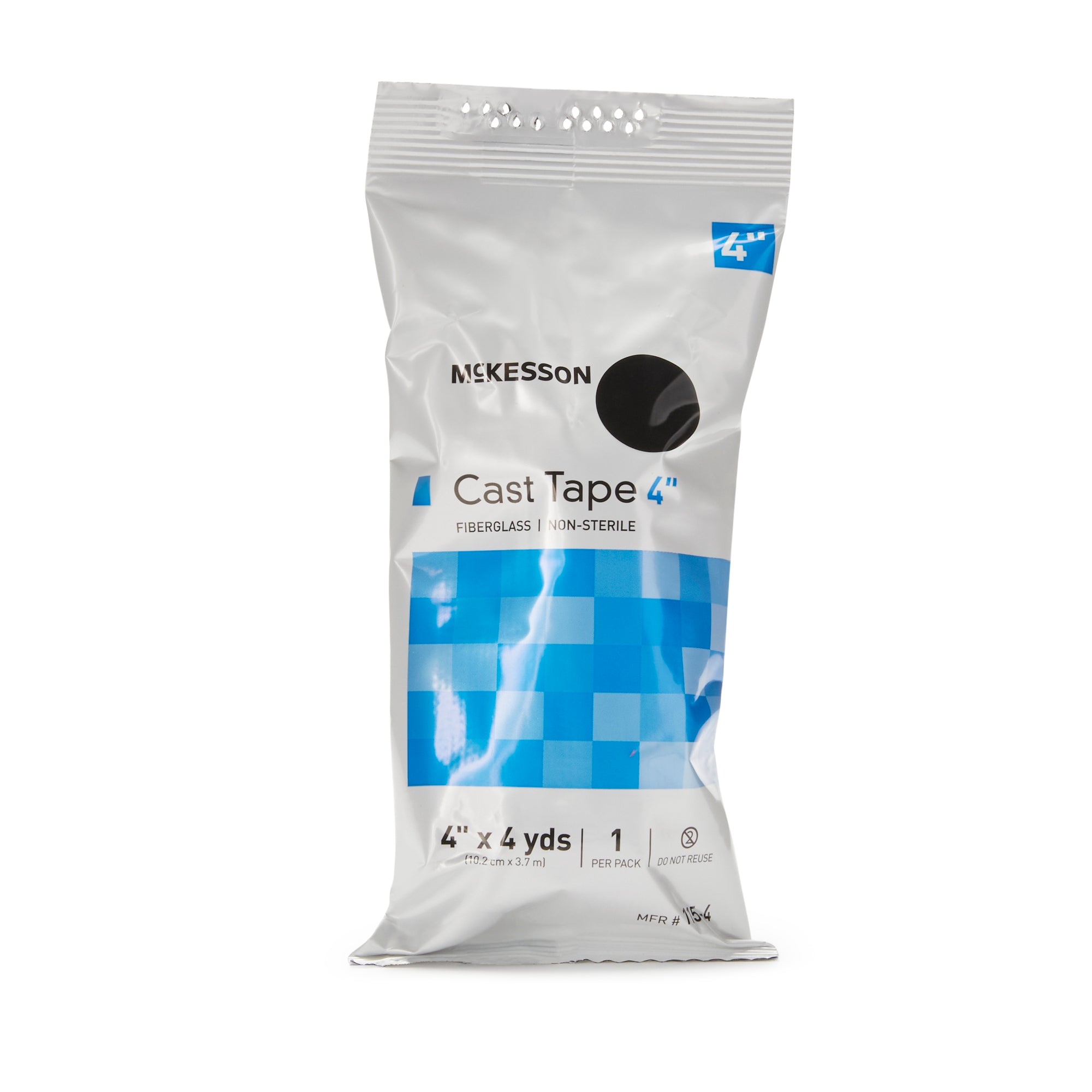 Cast Tape McKesson 4 Inch X 12 Foot Fiberglass Black