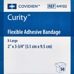Adhesive Strip Curity 2 X 3-1/4 Inch Fabric Rectangle Tan Sterile, Packaging Type- Case