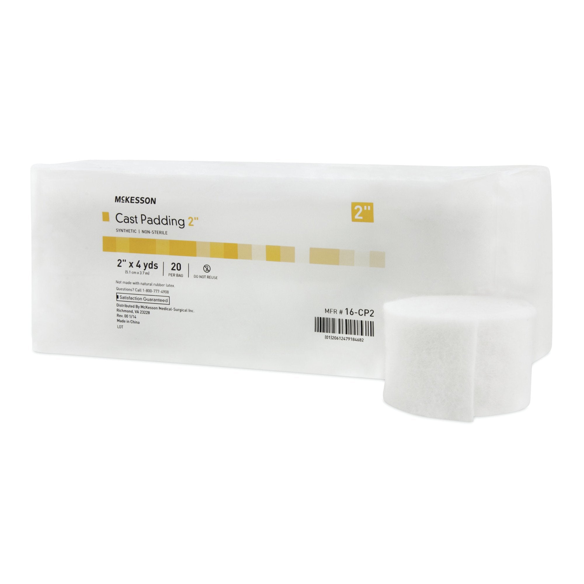 Cast Padding Undercast McKesson 2 Inch X 4 Yard Polyester NonSterile, Packaging Type - Bag