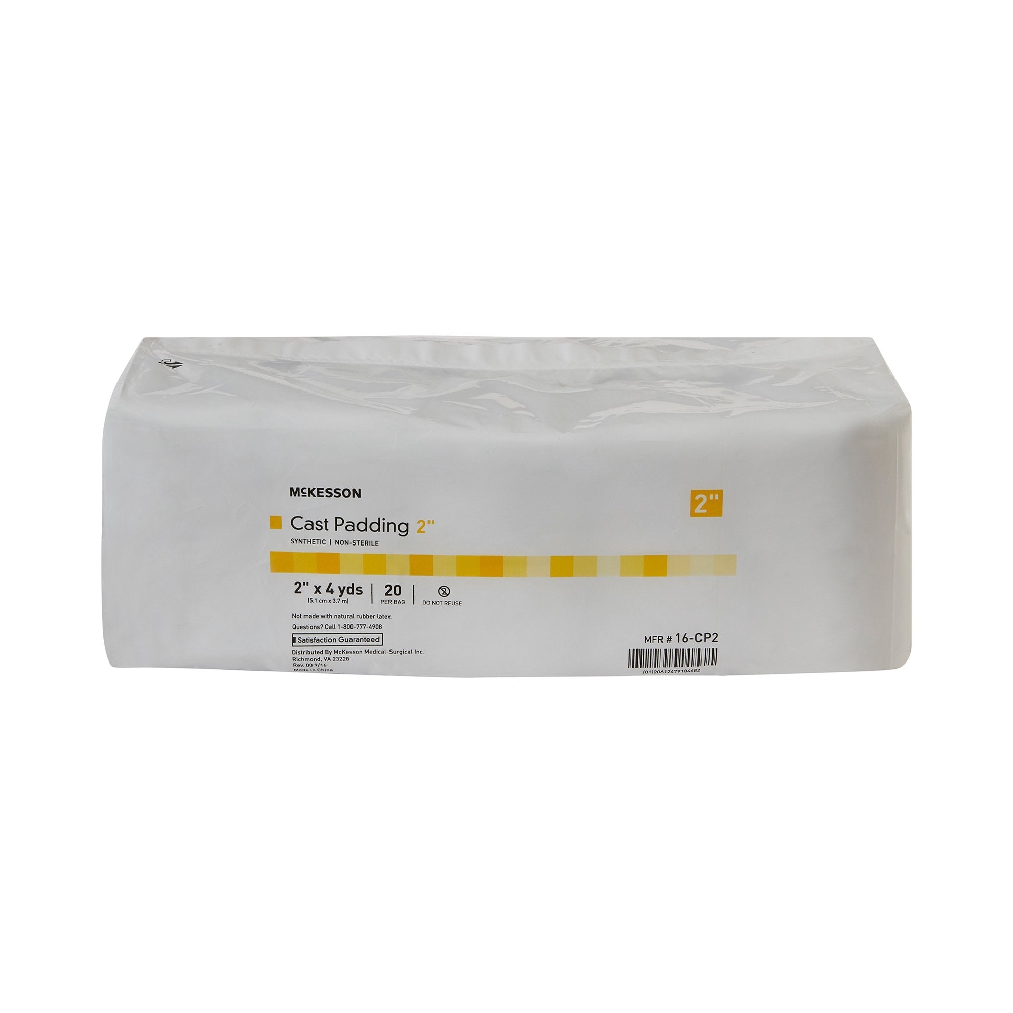 Cast Padding Undercast McKesson 2 Inch X 4 Yard Polyester NonSterile, Packaging Type - Bag