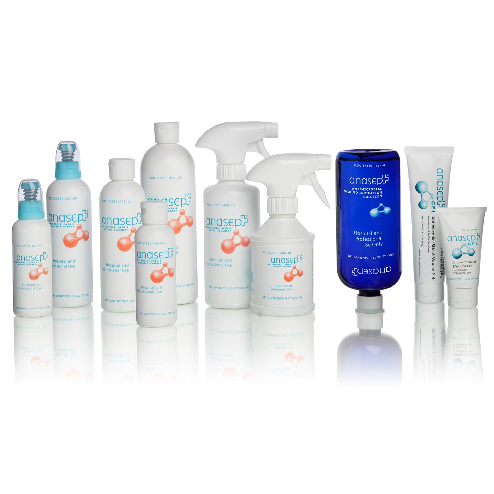 Wound Cleanser Anasept 8 oz. Spray Bottle NonSterile Antimicrobial,Packaging Type- Each
