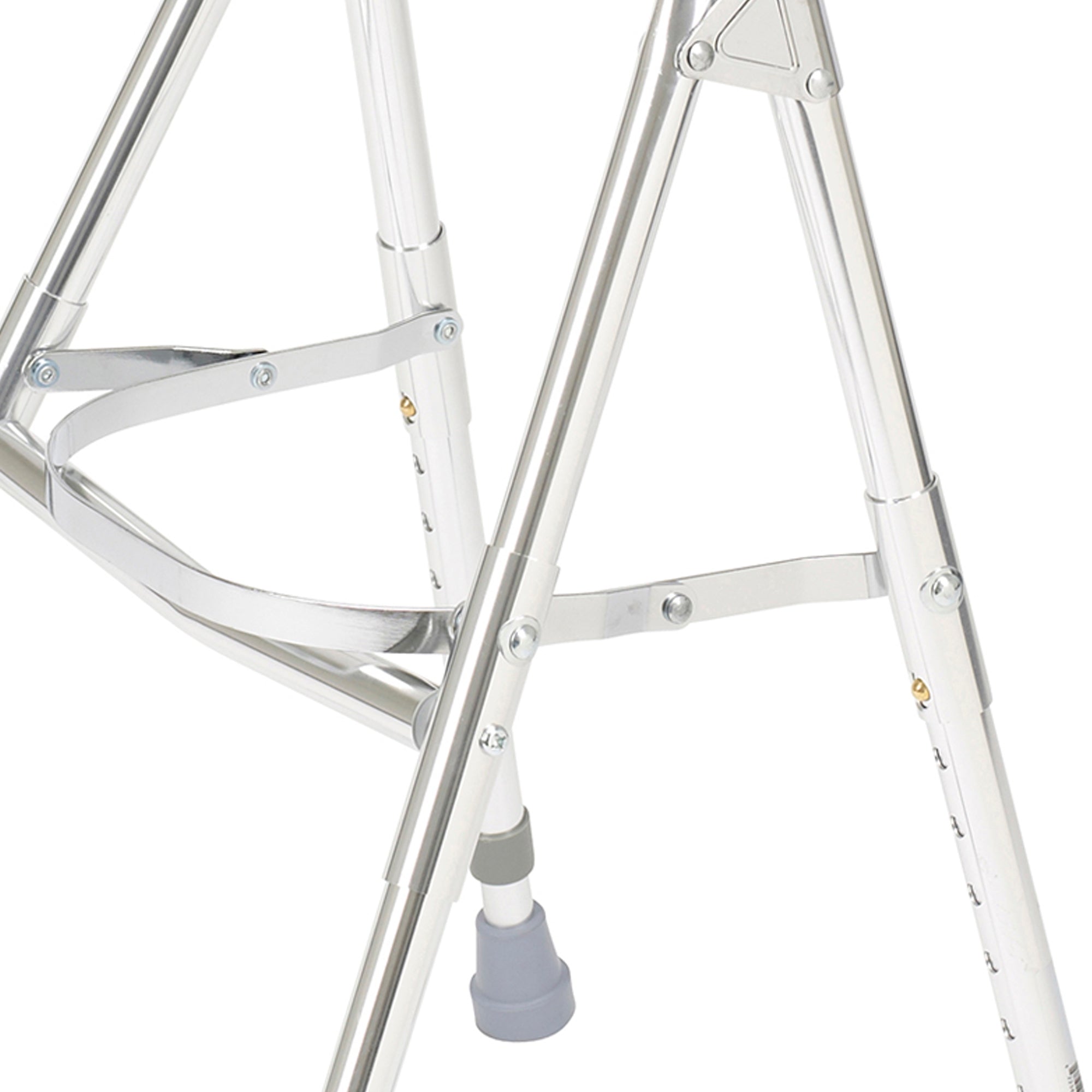 Side Step Folding Walker Adjustable Height drive Hemi Aluminum Frame 300 lbs. Weight Capacity 29-1/2 to 37 Inch Height, Packaging Type- Each