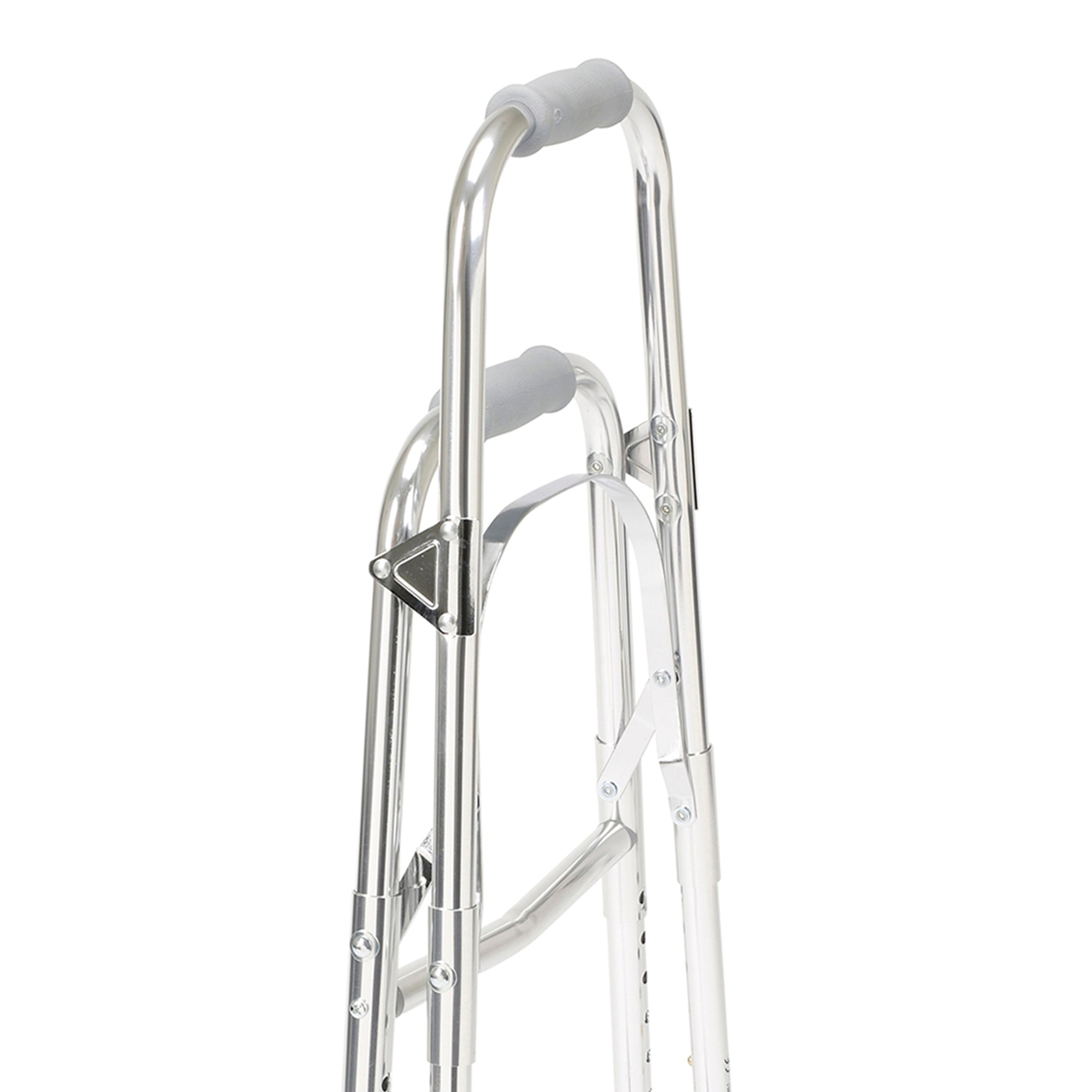 Side Step Folding Walker Adjustable Height drive Hemi Aluminum Frame 300 lbs. Weight Capacity 29-1/2 to 37 Inch Height, Packaging Type- Each