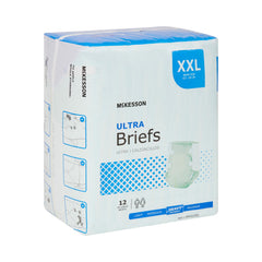 Unisex Adult Incontinence Brief McKesson Ultra 2X-Large Disposable Heavy Absorbency, Packaging Type- Case