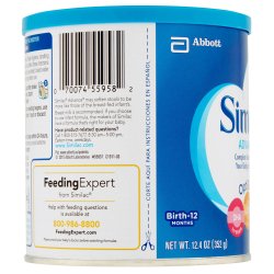 Infant Formula Similac® Advance® Unflavored 12.4 oz. Can Powder Iron