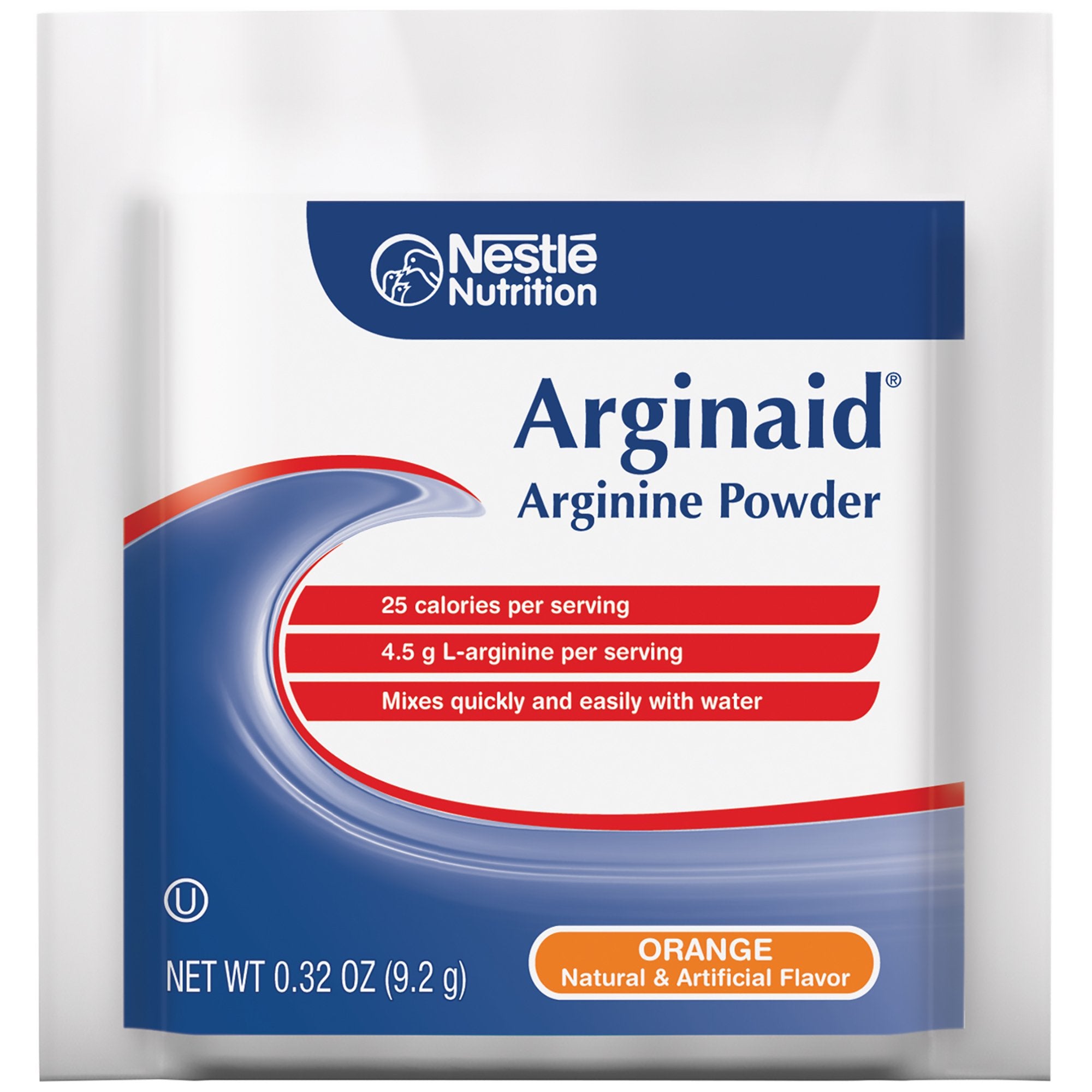 Oral Supplement Arginaid® Orange Flavor Powder 0.32 oz. Individual Packet, Packaging Type- Box