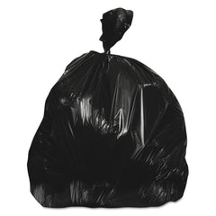 Trash Bag Heritage 30 gal. Black LLDPE 0.65 mil 30 X 36 Inch Star Seal Bottom Flat Pack, Packaging Type- Case