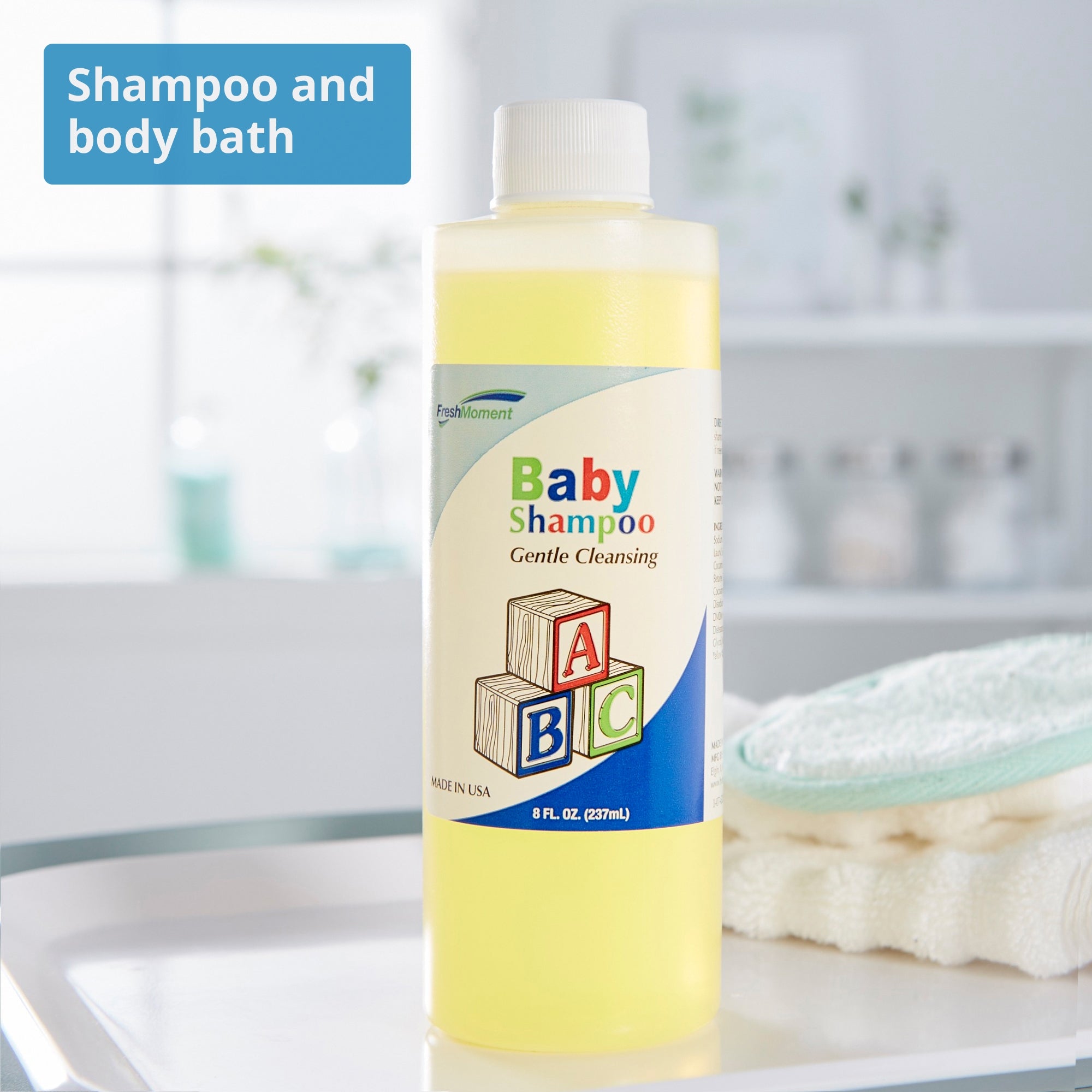 Baby Shampoo Fresh Moment 8 oz. Bottle Fresh Scent, Packaging Type- Case