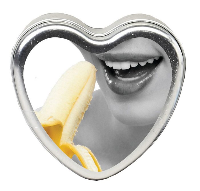 Candle 3-in-1 Heart Edible 4.7 Oz