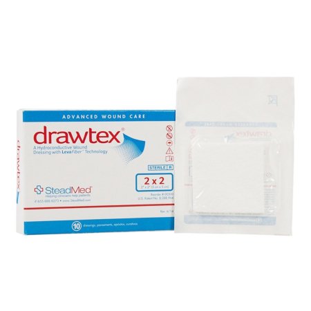 Hydroconductive Wound Dressing Drawtex 2 X 2 Inch Square,Packaging Type- Box