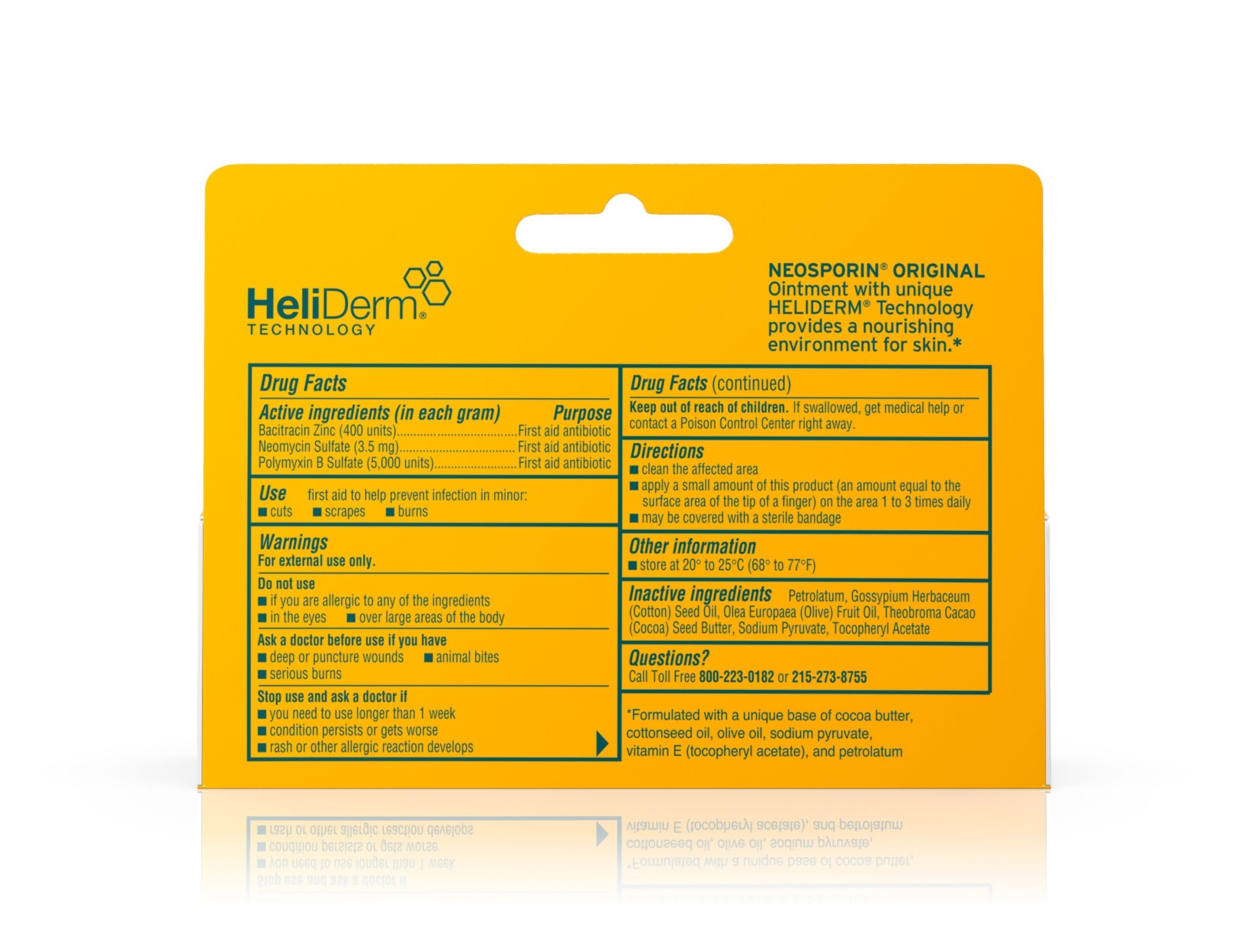 First Aid Antibiotic Bacitracin / Neomycin / Polymyxin B Neosporin Ointment 1 oz. Tube,Packaging Type- Each
