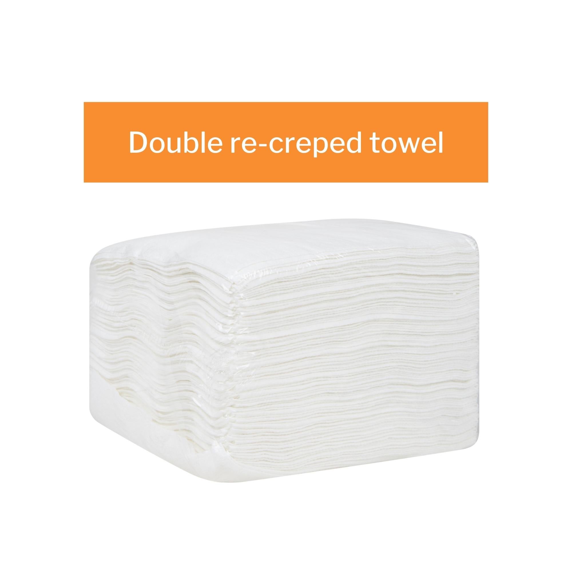 Washcloth McKesson 10 X 13 Inch White Disposable, Packaging Type- Case
