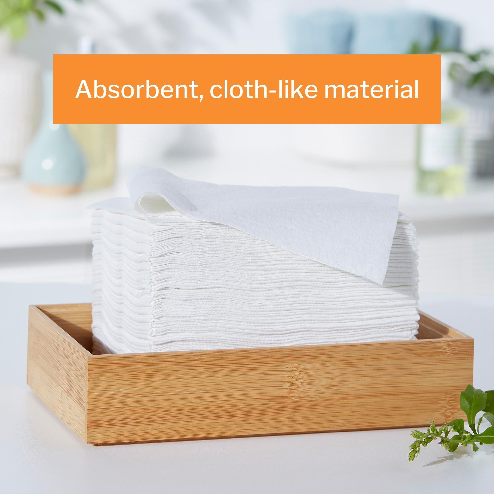 Washcloth McKesson 10 X 13 Inch White Disposable, Packaging Type- Case