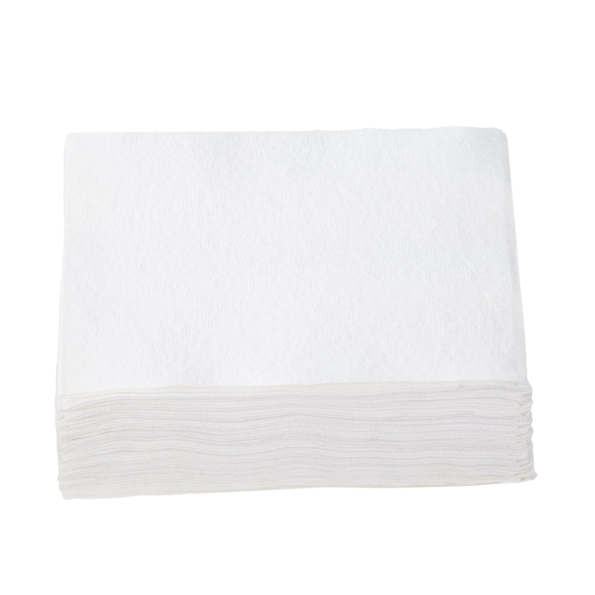 Toallita desechable McKesson de 25 x 33 cm, color blanco. Tipo de embalaje: estuche.