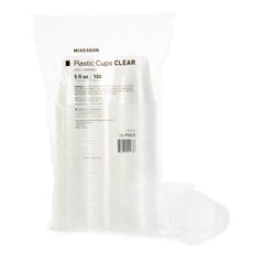 Drinking Cup McKesson 5 oz. Blue Polypropylene Disposable 5 oz. Polypropylene Clear · Case of 2000