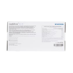 Exam Glove McKesson Confiderm 3.5C X-Small NonSterile Nitrile Standard Cuff Length Textured Fingertips Blue Chemo Tested