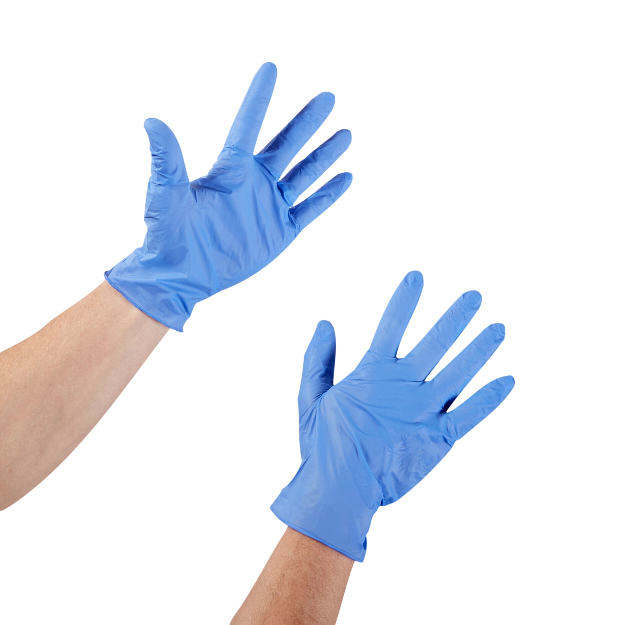 Exam Glove McKesson Confiderm 3.5C X-Small NonSterile Nitrile Standard Cuff Length Textured Fingertips Blue Chemo Tested | 10Box/Case