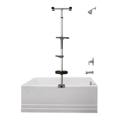 Wonder Bathtub Pole Premium - Sturdy & Adjustable Support for Safety & Stability. Ideal for Seniors & Kids, Enhances Bathing Experience & Prevents Slips.