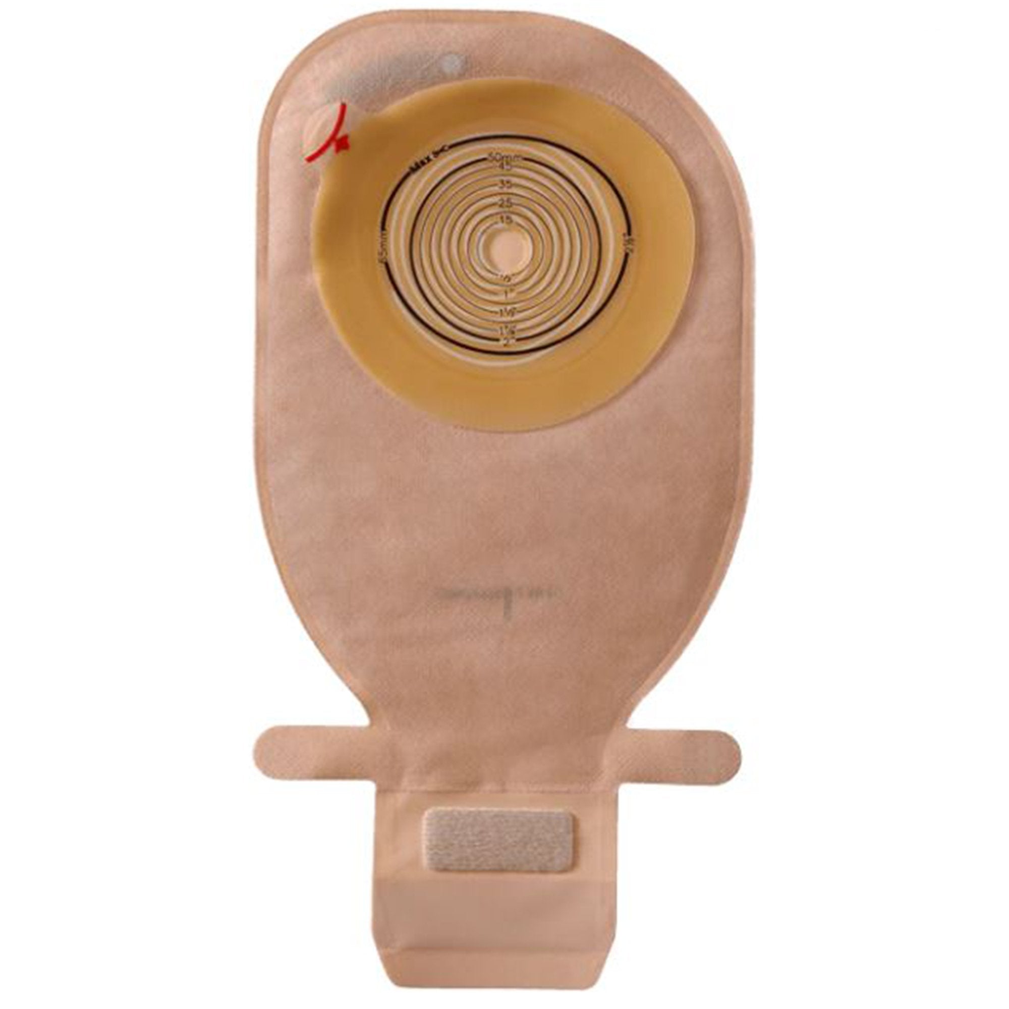 Ostomy Pouch Assura EasiClose One-Piece System 11 Inch Length Flat, Trim to Fit 10 to 70 mm Stoma Drainable