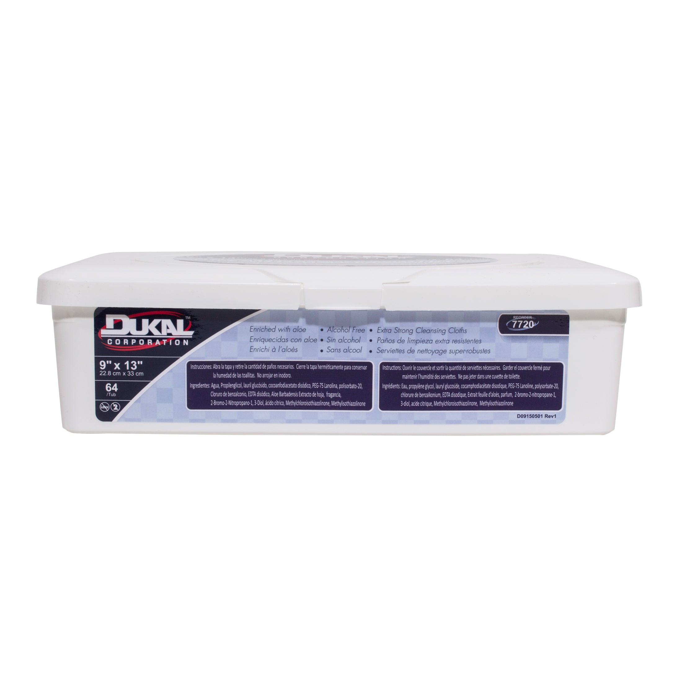 Personal Cleansing Wipe Dukal™ Premium Tub Scented 64 Count