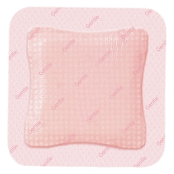 Thin Foam Dressing Allevyn Gentle Border Lite 2 X 2 Inch With Border Film Backing Silicone Gel Adhesive Square Sterile