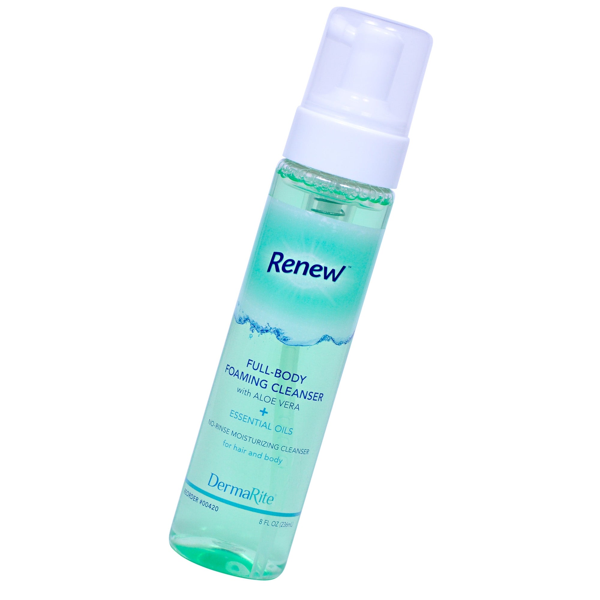 Rinse-Free Body Wash Renew Foaming 8 oz. Pump Bottle Citrus Scent,Packaging Type- Each