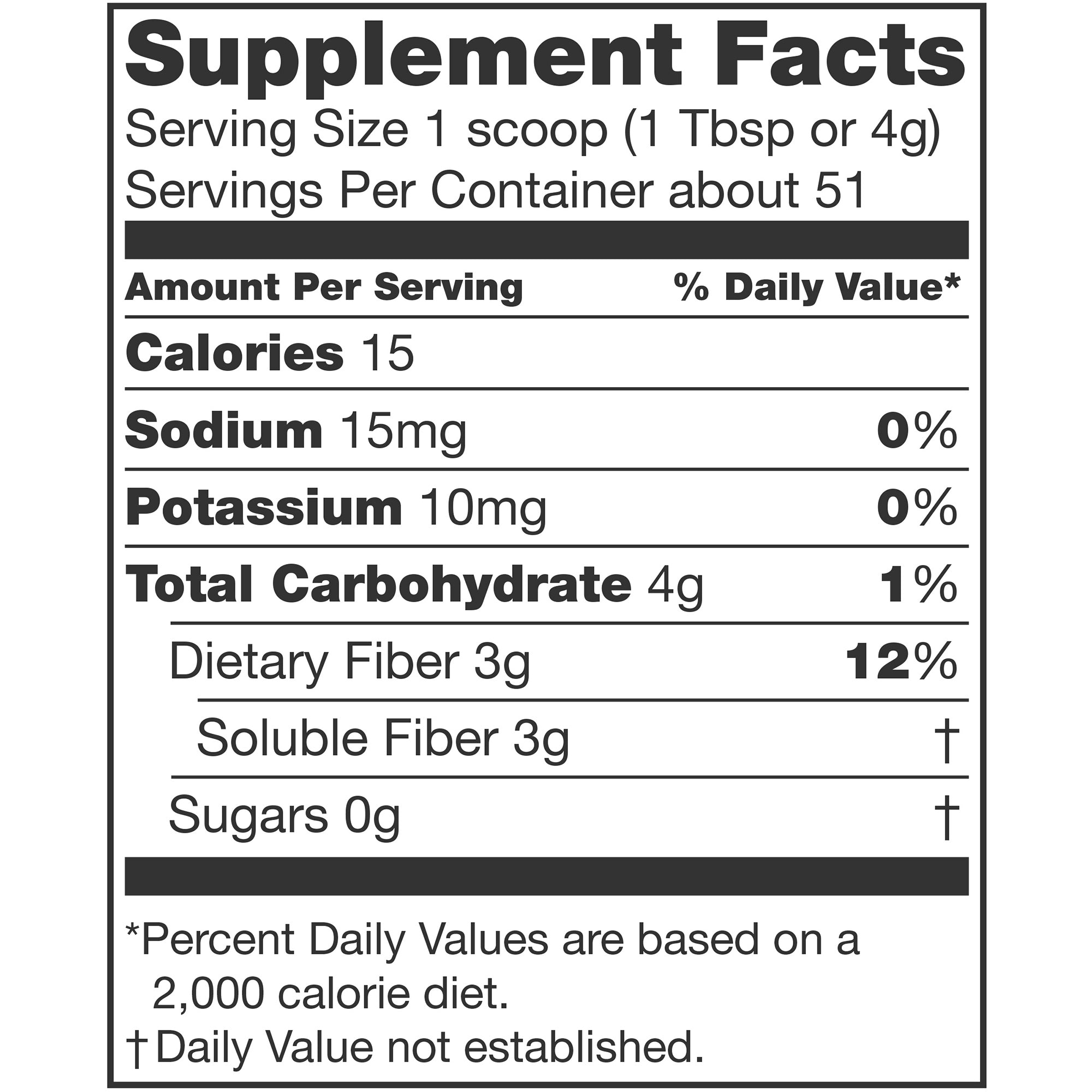 Oral Supplement Nutrisource Fiber Unflavored Powder 7.2 oz. Canister, Packaging Type- Each