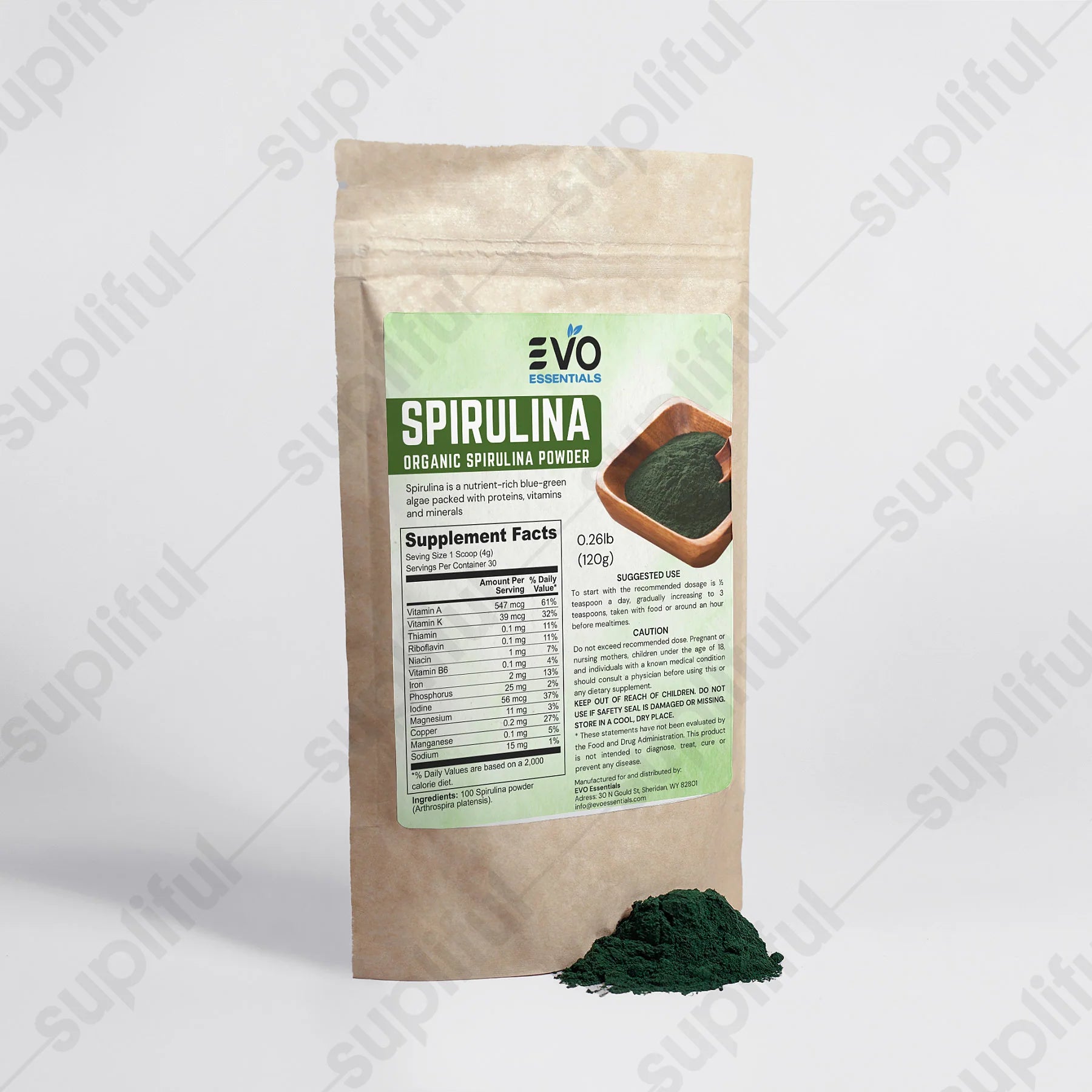 Organic Spirulina Powder