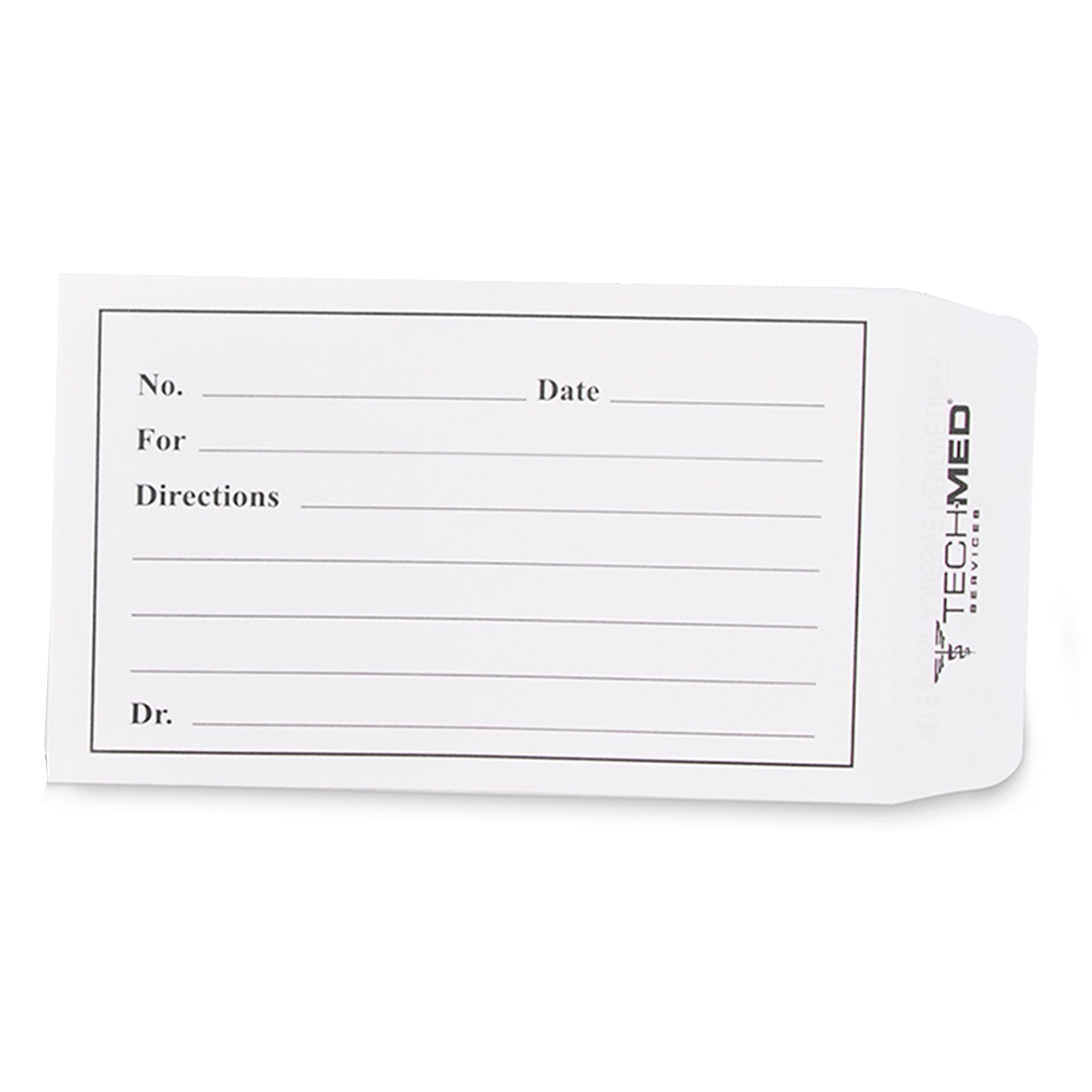 Medication Envelope Tech-Med White 3-/2 X 2-1/4 Inch,  Packaging Type- Box