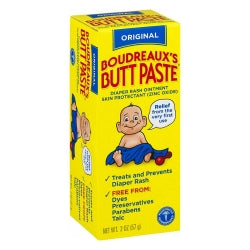 Diaper Rash Treatment Boudreaux's Butt Paste® 2 oz. Tube Scented Cream